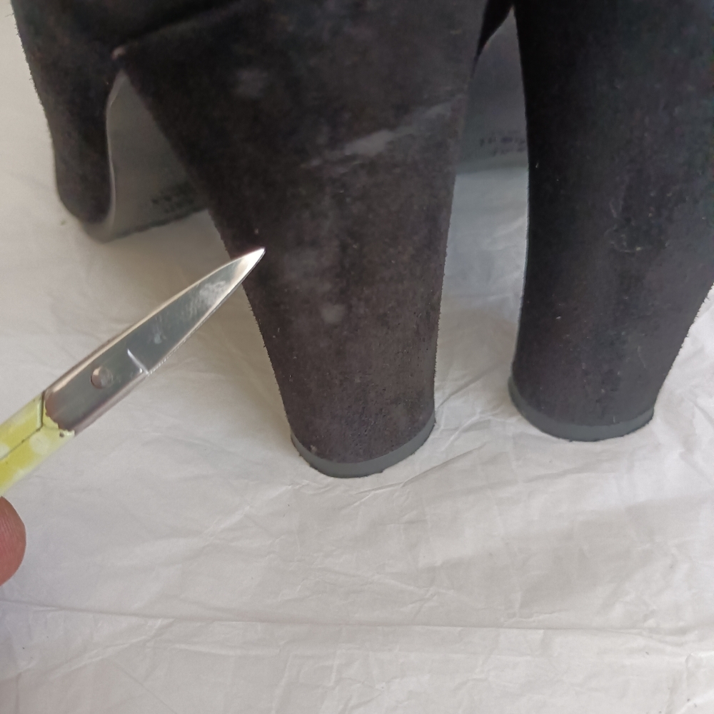 Stuart Weitzman Short Sock Black Boots Size 7m Su… - image 5